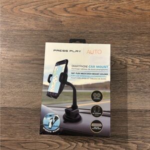 Press Play Auto Smartphone Car Mount